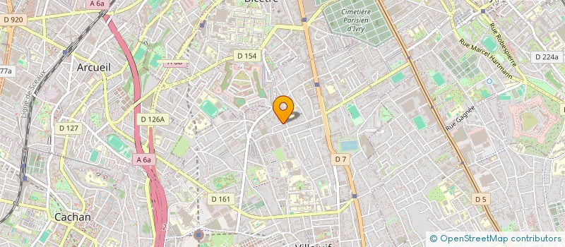 localisation de l'entreprise 899 945 547   VILLEJUIF