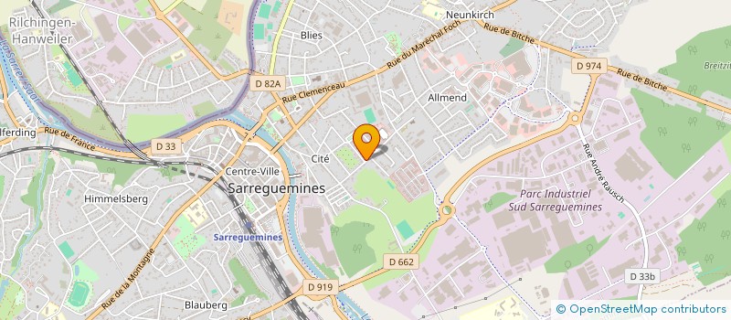 localisation de l'entreprise 899 947 386   SARREGUEMINES