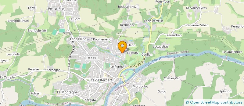 localisation de l'entreprise 899 972 145   INZINZAC-LOCHRIST