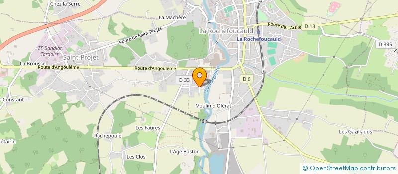 localisation de l'entreprise 899 996 250   LA ROCHEFOUCAULD-EN-ANGOUMOIS