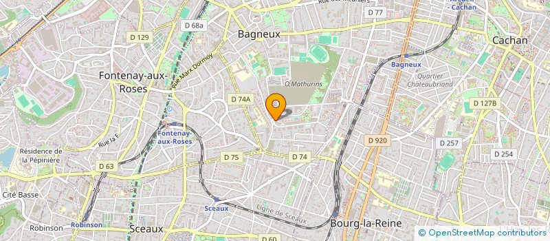 localisation de l'entreprise 8BKM à BAGNEUX