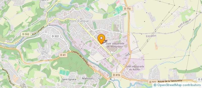 localisation de l'entreprise 8CHO TEMPO  PONT-EVEQUE