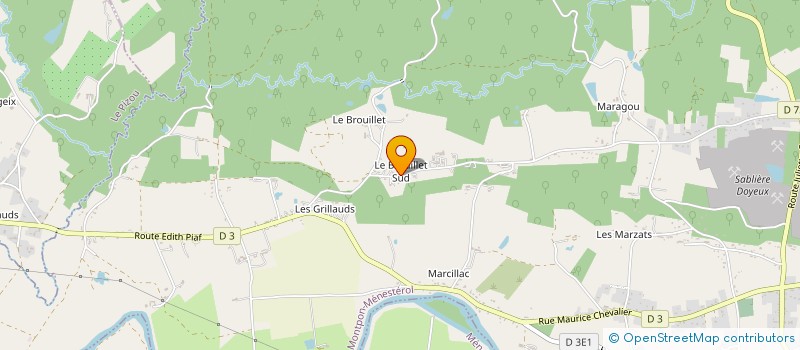 localisation de l'entreprise 8DIGRIZ  MONTPON-MENESTEROL