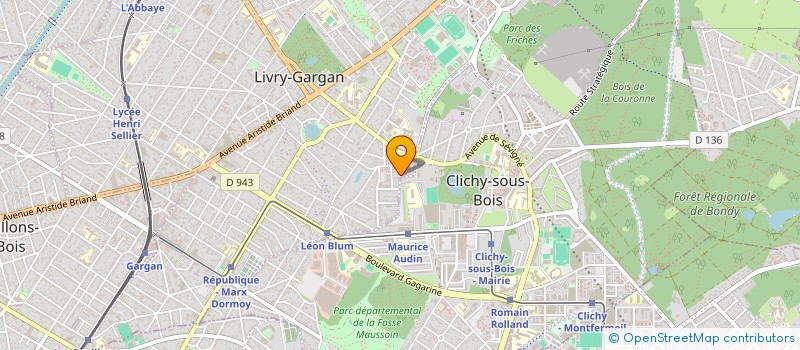 localisation de l'entreprise 8K à LIVRY-GARGAN