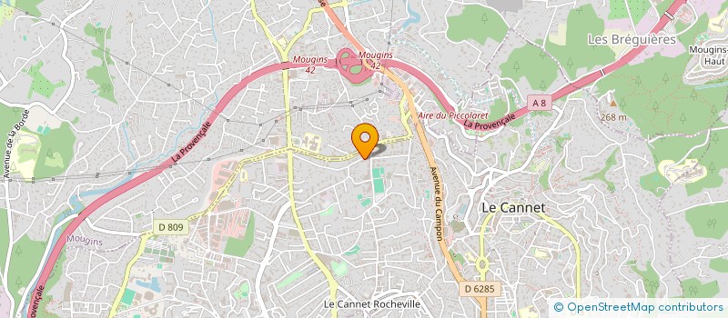 localisation de l'entreprise 9/16 à LE CANNET