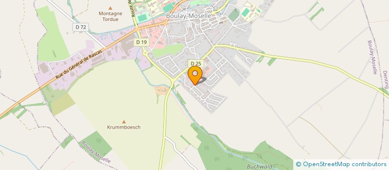 localisation de l'entreprise 9.7 CARAIBES  BOULAY-MOSELLE