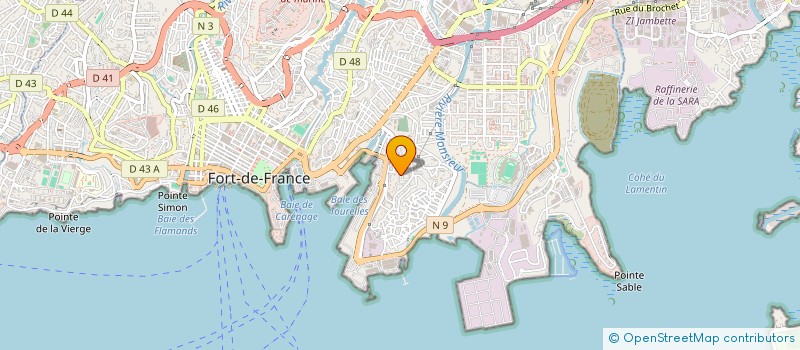localisation de l'entreprise 9.7 PEYI  FORT-DE-FRANCE