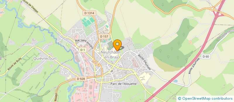 localisation de l'entreprise 9 AUTO à NEUFCHATEL-EN-BRAY