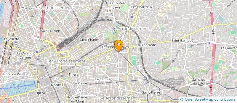 localisation de l'entreprise 9 AV MARECHAL FOCH à MARSEILLE 4EME