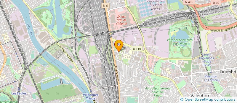 localisation de l'entreprise 9 CASH 190 à VILLENEUVE ST GEORGES