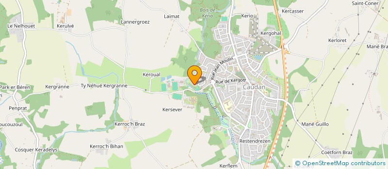 localisation de l'entreprise 9 CLOUDS - 9C  CAUDAN