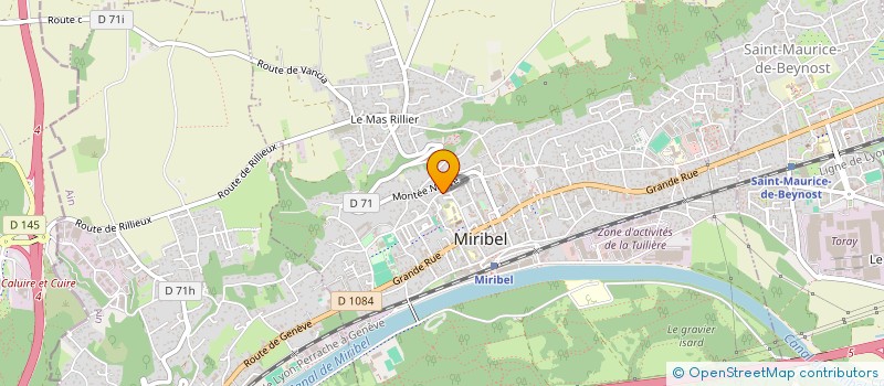 localisation de l'entreprise 9 COACHING SPORT à MIRIBEL