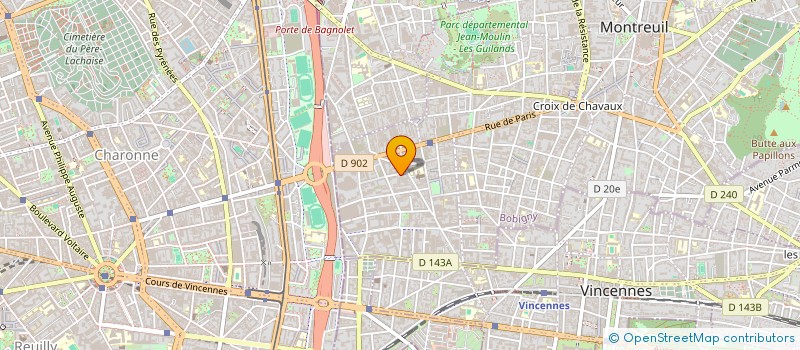 localisation de l'entreprise 9 LAVOISIER à MONTREUIL