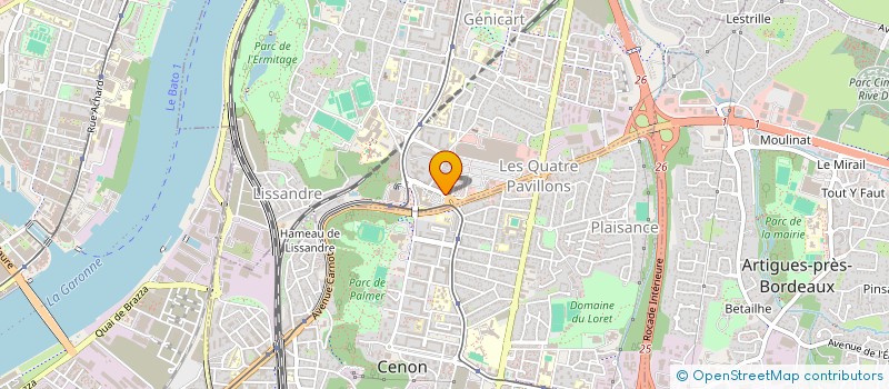 localisation de l'entreprise 9 LUNES  LORMONT