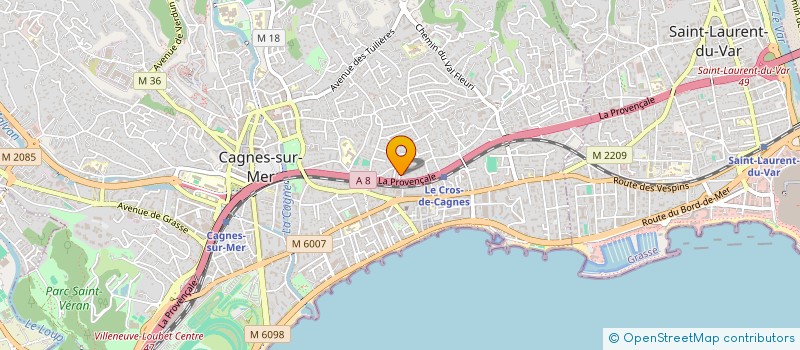 localisation de l'entreprise 9 MOUGINS ROQUEFORT à CAGNES-SUR-MER