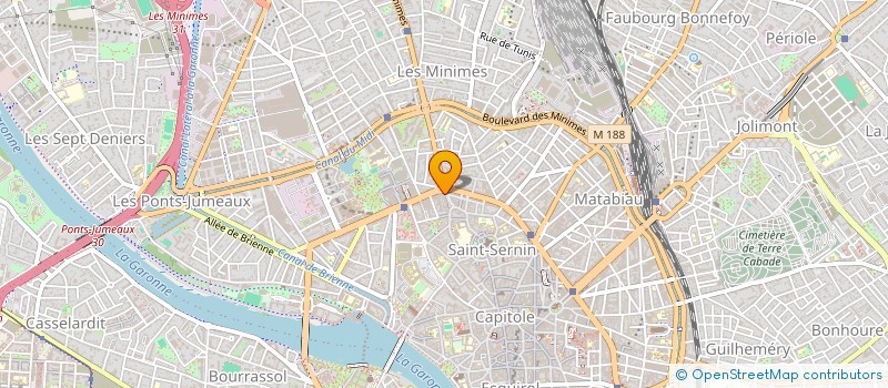 localisation de l'entreprise 9 PL ARNAUD BERNARD  TOULOUSE