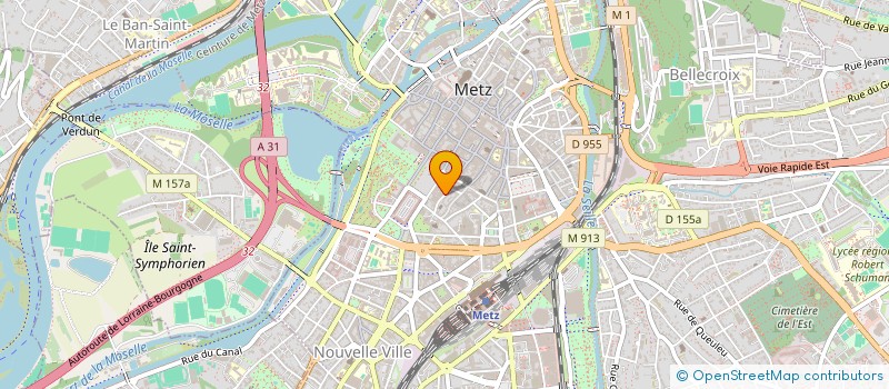 localisation de l'entreprise 9 PLACE DES PETITS PERES  METZ