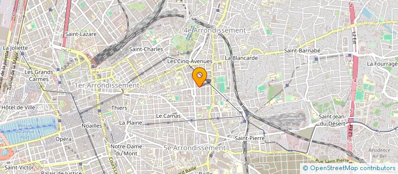 localisation de l'entreprise 9 RUE DES ORGUES  MARSEILLE