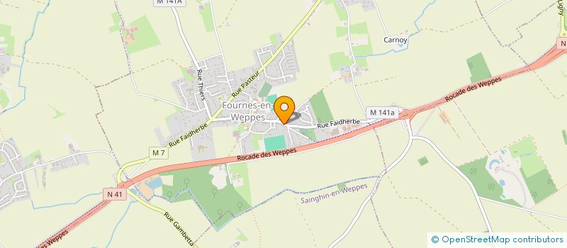 localisation de l'entreprise 9 RUE DU BOURG  ENNETIERES-EN-WEPPES