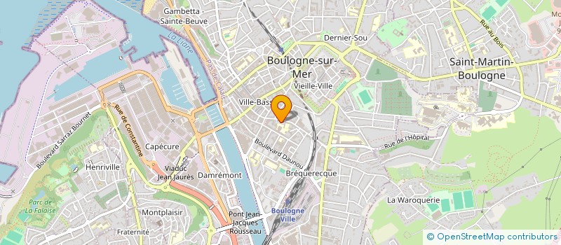 localisation de l'entreprise 9 RUE GEORGES MELIES à BOULOGNE-SUR-MER