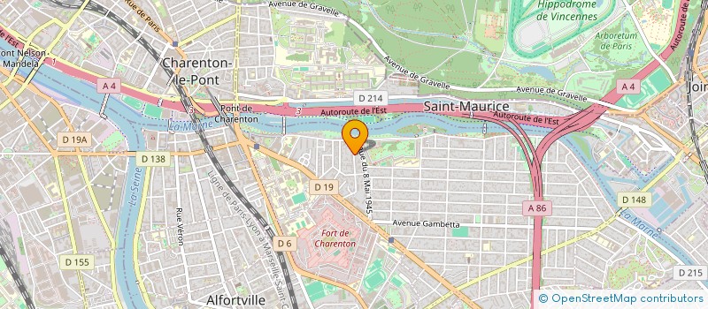 localisation de l'entreprise 9 RUE LT D'ESTIENNE D'ORVES  MAISONS-ALFORT