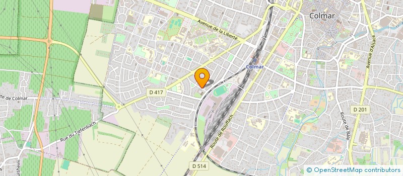 localisation de l'entreprise 9 RUE MAIMBOURG 68000 COLMAR  COLMAR