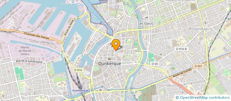 localisation de l'entreprise 9 SQUARE DES SOEURS BLANCHES à DUNKERQUE