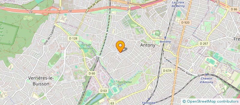 localisation de l'entreprise 90/92 RUE DES SOURCES à ANTONY
