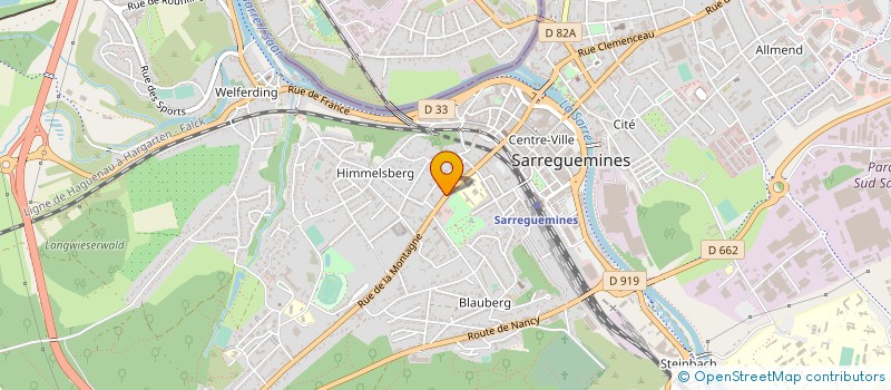 localisation de l'entreprise 900 055 005   SARREGUEMINES