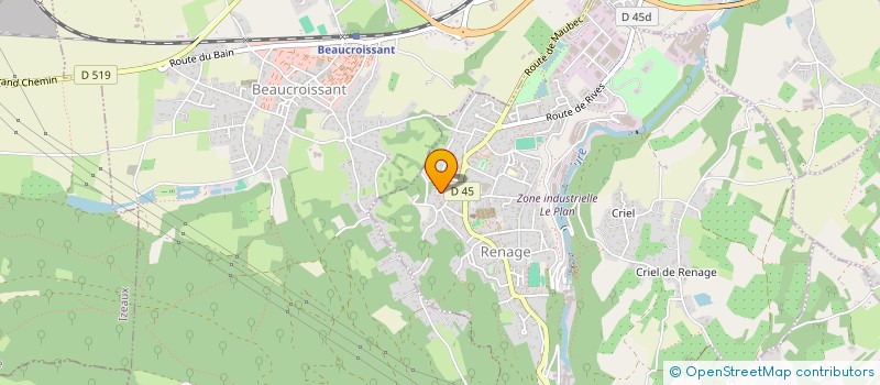 localisation de l'entreprise 900 080 888   RENAGE