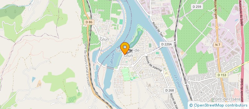 localisation de l'entreprise 900 169 913   LA ROCHE-DE-GLUN