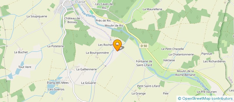 localisation de l'entreprise 900 183 179   BOSSAY-SUR-CLAISE