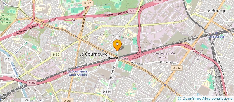 localisation de l'entreprise 900 186 131 à LA COURNEUVE
