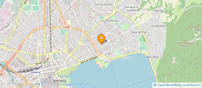 localisation de l'entreprise 900 189 374  à ANNECY