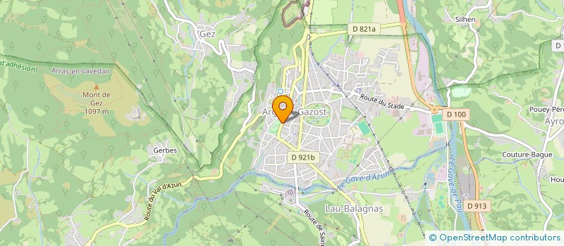 localisation de l'entreprise 900 250 317   BAGNERES-DE-BIGORRE