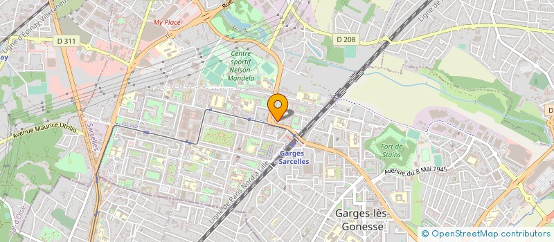 localisation de l'entreprise 900 263 096   SARCELLES