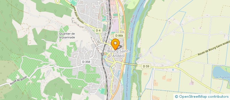 localisation de l'entreprise 900 298 134   BOURG-SAINT-ANDEOL