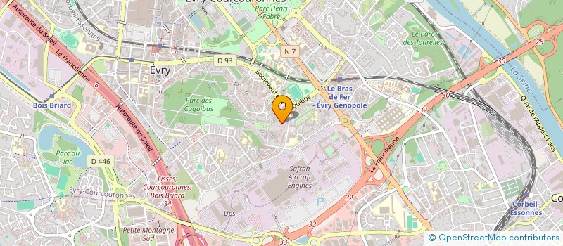 localisation de l'entreprise 900 337 189   EVRY-COURCOURONNES