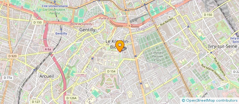 localisation de l'entreprise 900 341 504   LE KREMLIN-BICETRE