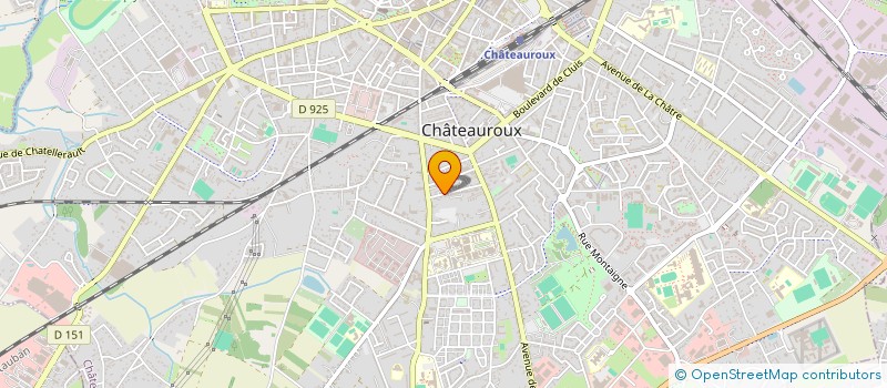 localisation de l'entreprise 900 350 521 à CHATEAUROUX