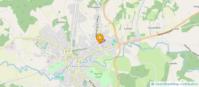 localisation de l'entreprise 900 359 621   SALIES-DE-BEARN