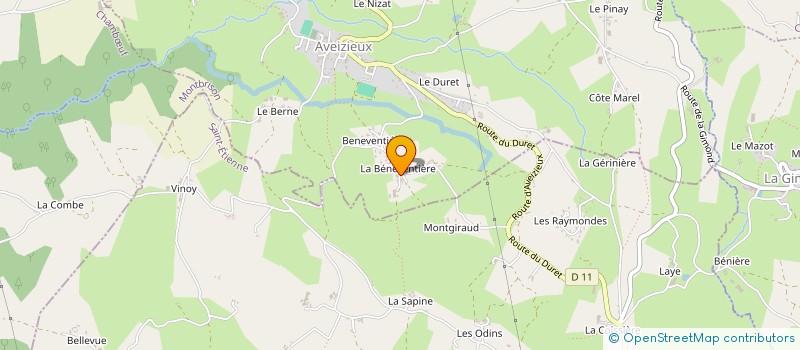 localisation de l'entreprise 900 360 439 à AVEIZIEUX