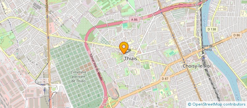 localisation de l'entreprise 900 365 883   THIAIS