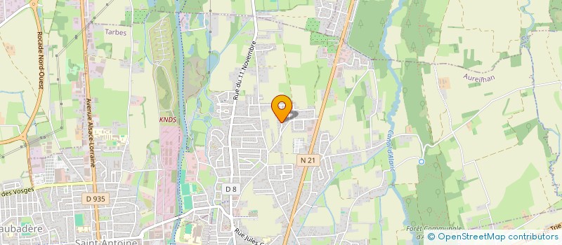 localisation de l'entreprise 900 477 852   AUREILHAN