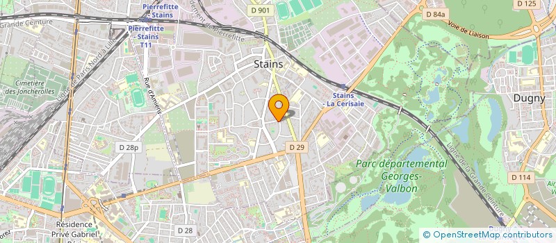 localisation de l'entreprise 900 521 741 à STAINS