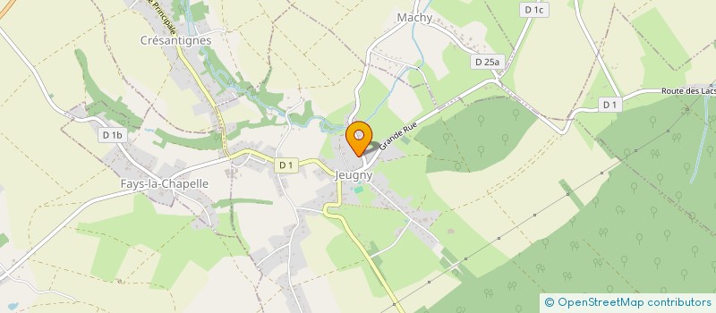 localisation de l'entreprise 900 543 331   JEUGNY