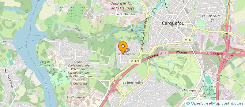 localisation de l'entreprise 900 548 249 à CARQUEFOU
