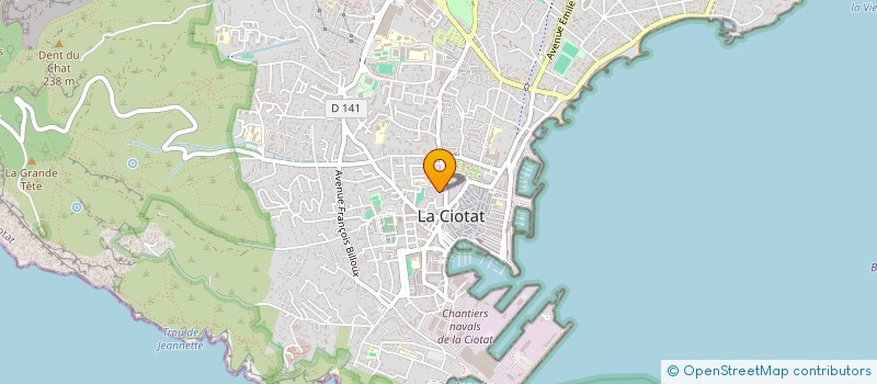 localisation de l'entreprise 900 573 650 à LA CIOTAT