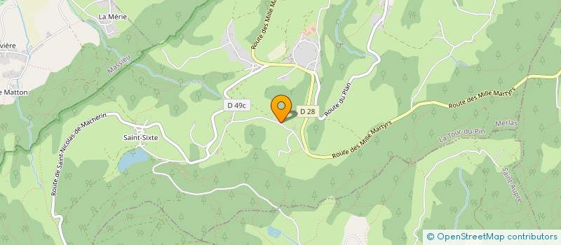 localisation de l'entreprise 900 585 738   MERLAS