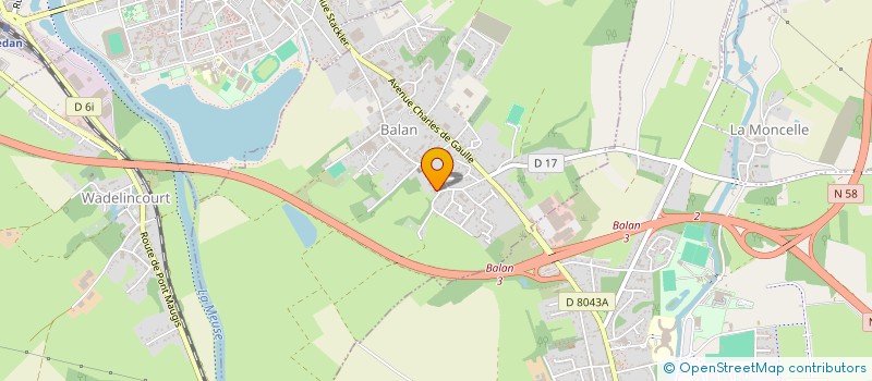 localisation de l'entreprise 900 589 680   BALAN